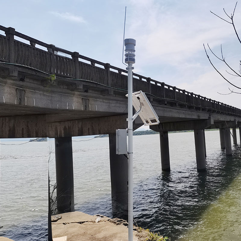 Shengjin Lake hydrometeorological station project in Dongzhi County, Anhui Province