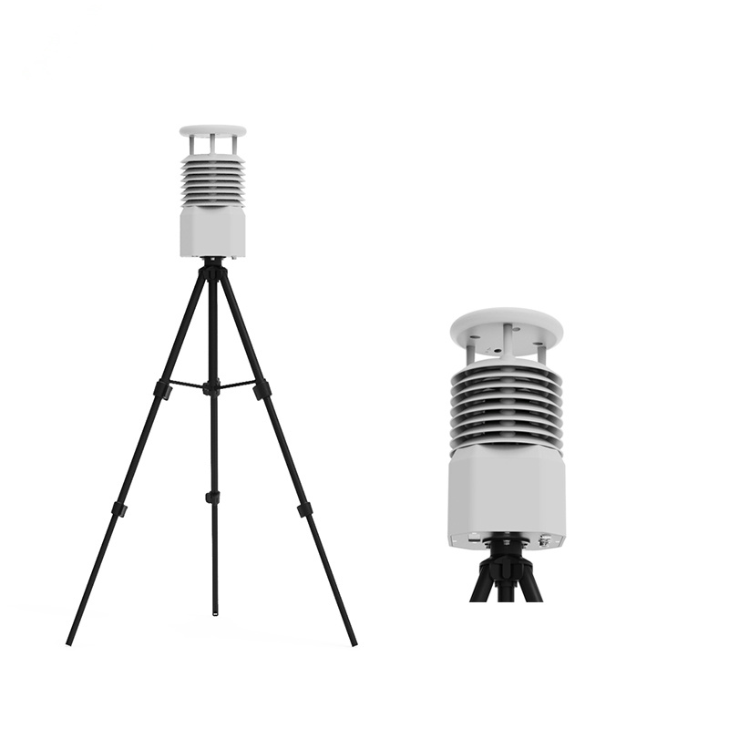 Eight-element portable weather station