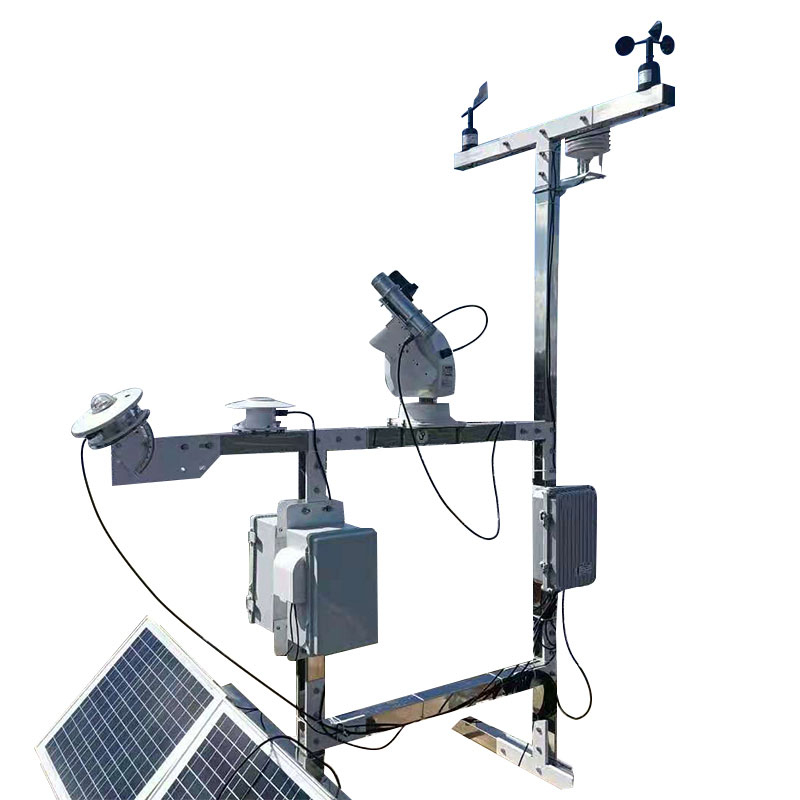 Photovoltaic weather station sensor