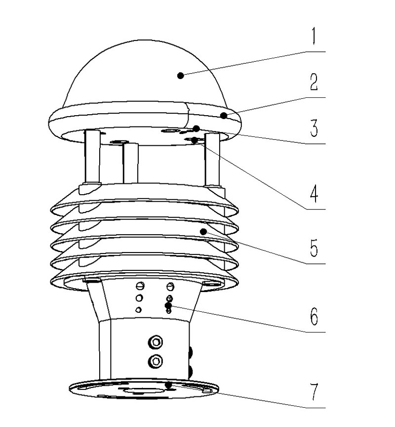 Micro Meteorological Instrument Product Structure Diagram