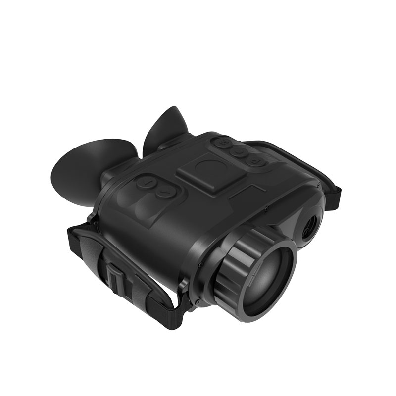 Handheld thermal imaging binocular night vision