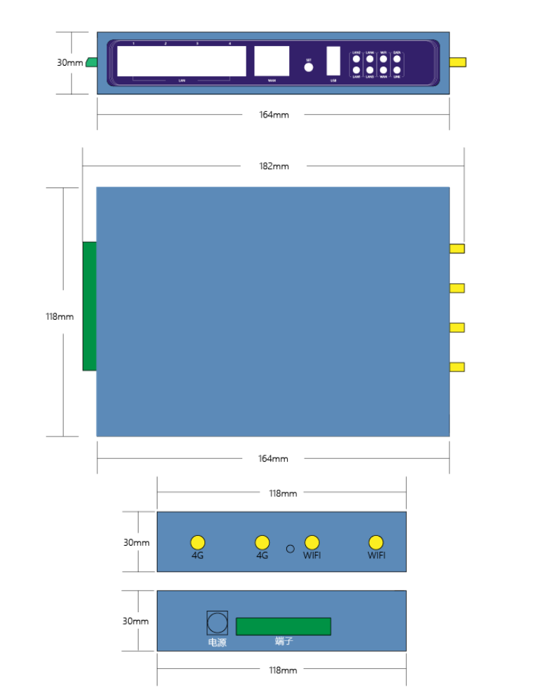 Installation and fixation of telemetry terminal RTU