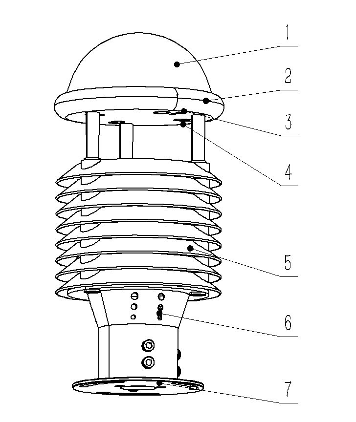 Ultrasonic Automatic Weather Instrument Product Structure Chart