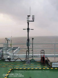 Ship weather station