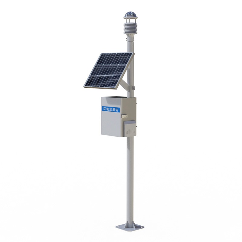 The integrated meteorological monitoring station relies on an integrated sensor to monitor multiple environmental parameters